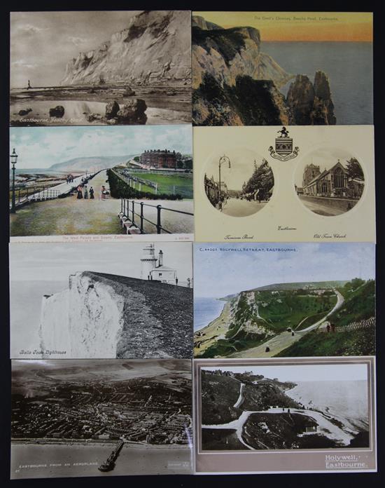 Eastbourne postcards - Late Victorian, Edward VII, George V and later,